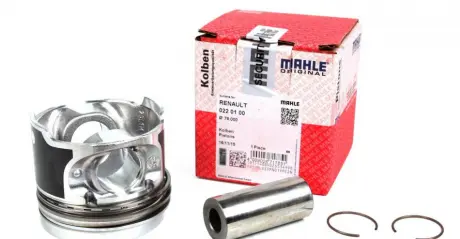 Поршень двигуна RENAULT 76,00 K9K 1,5TD d26 (Mahle) MAHLE KNECHT 022 01 00