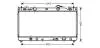 Радиатор охлаждения TOYOTA CAMRY (01-) 2.0 / 2.4 (пр-во AVA) TO2282