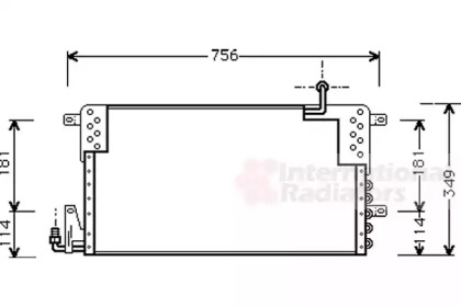 Конденсор кондиционера PASSAT4 ALL MT / AT 93-96 Van Wezel 58005161