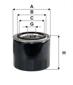 Фильтр масляный двигателя / OP613 (WIX-Filtron) WIX FILTERS WL7167