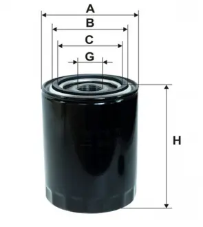 Фильтр масляный двигателя / OP657 (WIX-Filtron) WIX FILTERS WL7245