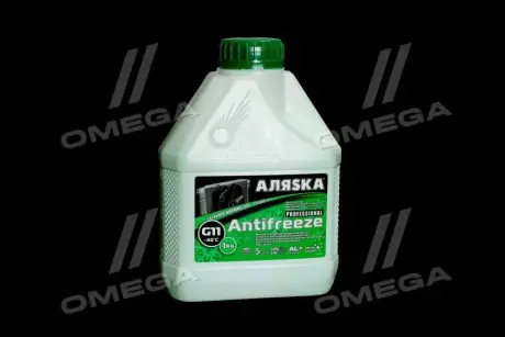 Антифриз ANTIFREEZE-40 (зеленый) Канистра 1л / 0,98кг АЛЯSКА 5063