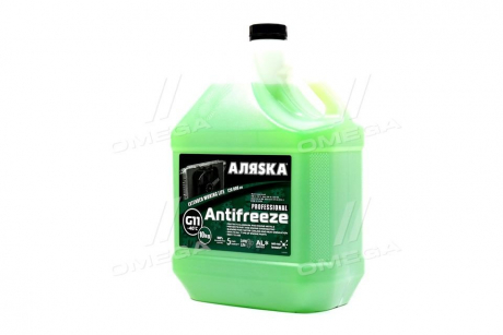 Антифриз ANTIFREEZE-40 (зеленый) Канистра10л / 9,83кг АЛЯSКА 5523