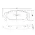 Колодки тормозные диск. Lexus NX; RX 12- NIPPARTS N3602139 (фото 1)