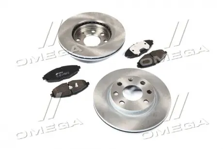 Комплект тормозной передн. DAEWOO LANOS R13 REMSA 8696.01