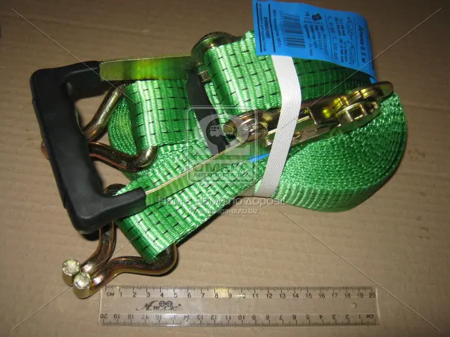Стяжка вантажу, 5t. 50mm.x10m. (0.5 + 9.5) євро ручка <> ARMER ARM-st510 (фото 1)