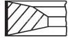 Кольца поршневые RVI Dxi 11 Eu4 / 5 123.01mm (пр-во Mahle) 209 73 N0