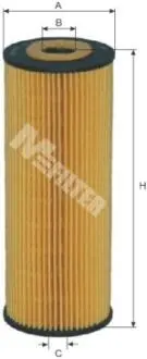 Фільтр масляний двигуна MB, SSANGYONG (пр-во M-filter) M-FILTER TE622
