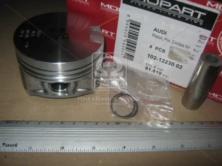 Поршень VAG 81,51 1,8 20V ADR / AGN / APT / ARG (пр-во Mopart) MOPART 102-12230 02