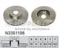 Диск тормозной Nissan JUKE 10-; QASHQAI (пр-во Nipparts) N3301106