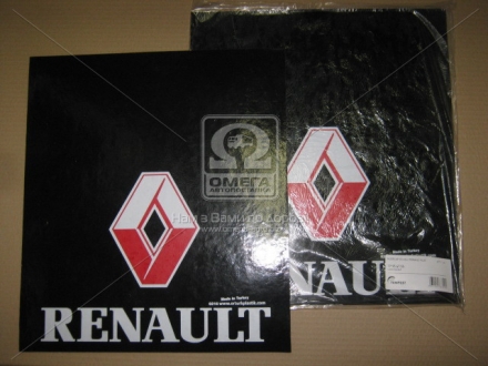 Брызговик 45x40x4 (цветной) с надписью RENAULT TEMPEST TP 95.47.55 (фото 1)