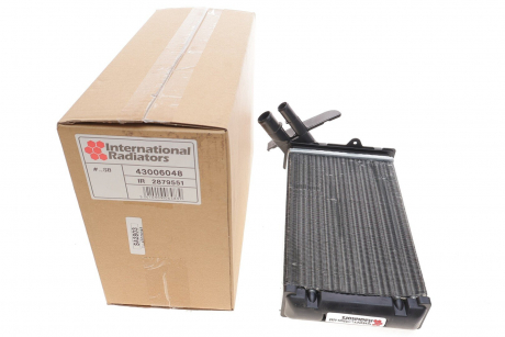 Радиатор отопителя CLIO 1 / MEGANE 1 / R19 MT / AT Van Wezel 43006048 (фото 1)
