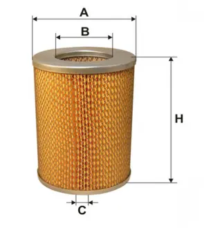 Фильтр воздушный NISSAN / AM412 (WIX-Filtron) WIX FILTERS WA6081