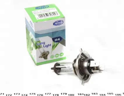 Автолампа H4 P43t 55 W 60 W прозрачная MAGNETI MARELLI 002535100000