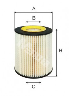 Фильтр масляный двигателя OPEL Astra G M-FILTER TE647