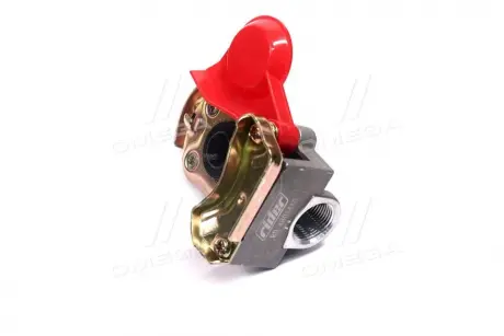 Головка з\'єднувальна тип PALM червона M22x1,5 з відсікаючим клапаном RIDER RD 48014AB (фото 1)