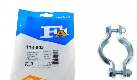 Хомут крепления глушителя VW, AUDI, SEAT (Fischer) Fischer Automotive One (FA1) 114-903