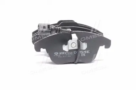 Колодка торм. AUDI Q3 (06 / 11-) передние. (Intelli) DAFMI / INTELLI D254E