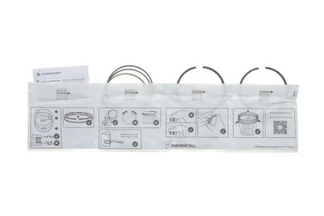 Кольца поршневые PSA 75.0 (1.5 / 1.5 / 2.5) TU3 (KS) KOLBENSCHMIDT 800043911000 (фото 1)