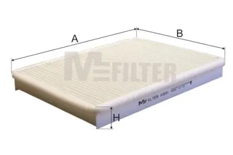 Фільтр салону VOLKSWAGEN Passat 94- M-FILTER K931