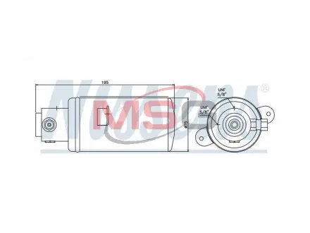 Осушитель MERCEDES S-CLASS W 140 (91-) NISSENS 95076 (фото 1)