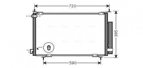 Конденсор кондиционера CR-V 20i MT / AT 02- (AVA) AVA COOLING HD5201D