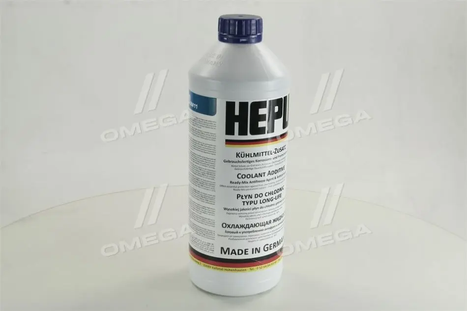 Антифриз G11 READY MIX BLUE -38C (Канистра 1,5 л) HEPU P900-RM (фото 1)