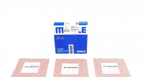 Кольца поршневые FIAT 84,00 1,6 / 1,8 / 2,0 (Mahle) MAHLE KNECHT 008 65 N0