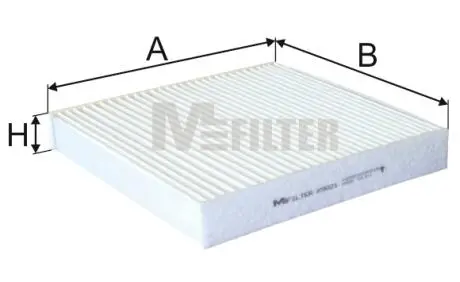 Фільтр салону TOYOTA RAV4, CAMRY 06- M-FILTER K9021