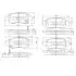 Колодки гальмівні диск. Toyota YARIS (пр-во Nipparts) J3602086