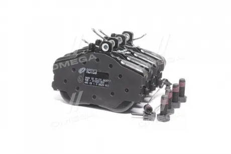 Колодка торм. MB C-CLASS (W202) передние. REMSA 0445.02