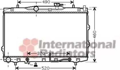Радиатор охлаждения CERATO 16i / 20i AT 04- Van Wezel 83002075 (фото 1)