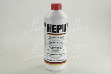 Антифриз G12 READY MIX RED -37C (Канистра 1,5 л) HEPU P900-RM-G12 (фото 1)