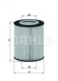 Фильтр масляный двигателя VOLVO (Knecht-Mahle) MAHLE KNECHT OX433DECO