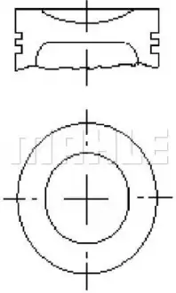 Поршень DEUTZ 108.0 BF4M1013 / BF6M1013 (Mahle) MAHLE KNECHT 099 99 00
