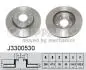 Диск гальмівний Hyundai TUCSON 04- (пр-во Nipparts) J3300530