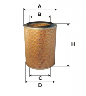 Фильтр воздушный / AM400 / 1 (WIX-Filtron) WIX FILTERS 93345E