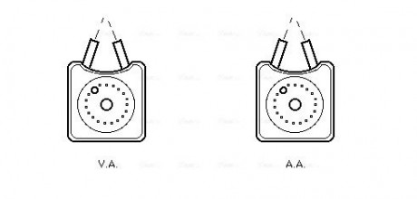 Радиатор масляный VARIOUS AUDI / VW / SEAT / FORD (Ava) AVA COOLING VN3106