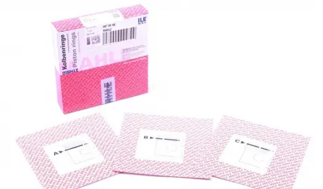 Кільця поршневі FIAT 70,00 1,0 / 1,1 (Mahle) MAHLE KNECHT 007 26 N0