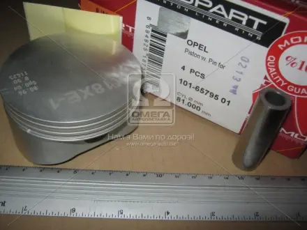 Поршень OPEL 81,00 1,8i 16V X18XE1 (пр-во Mopart) MOPART 102-65795 01