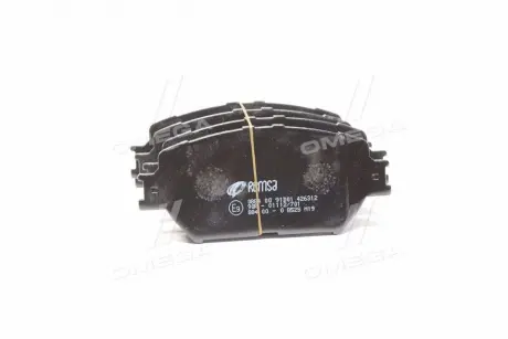 Колодка торм. TOYOTA CAMRY, передние. REMSA 0884.00