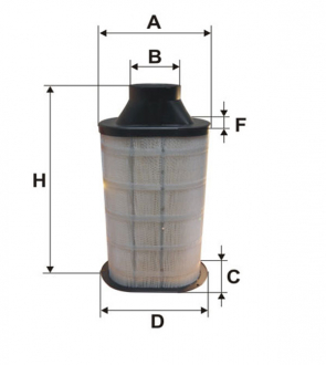 Фильтр воздушный / 442/3 (WIX-Filtron) WIX FILTERS 93226E