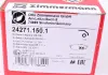 Колодки тормозные Subaru Forester c 2008г, Legacy ZIMMERMANN 242711501 (фото 8)
