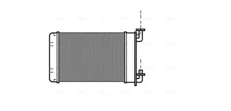 Радиатор отопителя BMW E30 / Z1 88-316-> 325 (Ava) AVA COOLING BW6022