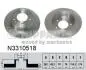 Диск тормозной Hyundai VELOSTER (пр-во Nipparts) N3310518