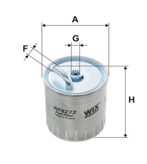 Фильтр топл. PP841 / 4 / (WIX-Filtron) WIX FILTERS WF8272