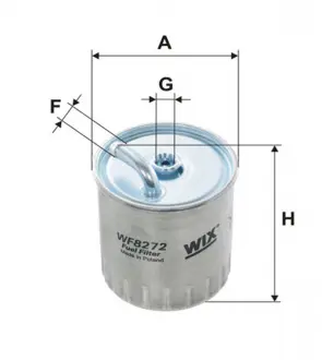 Фільтр палив. PP841 / 4 / (WIX-Filtron) WIX FILTERS WF8272