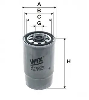 Фільтр палив. / PP968 / 4 (WIX-Filtron) WIX FILTERS WF8329