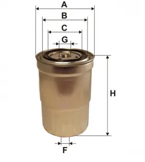 Фільтр палив. PP856 / 1 / (WIX-Filtron) WIX FILTERS WF8341