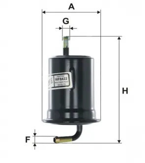 Фільтр палив. / PM912 / 4 (WIX-Filtron) WIX FILTERS WF8422